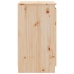 Armario auxiliar de madera maciza de pino 60x36x65 cm