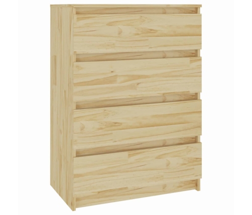 Mueble auxiliar madera maciza de pino 60x36x84 cm