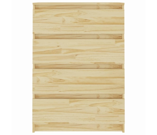 Mueble auxiliar madera maciza de pino 60x36x84 cm