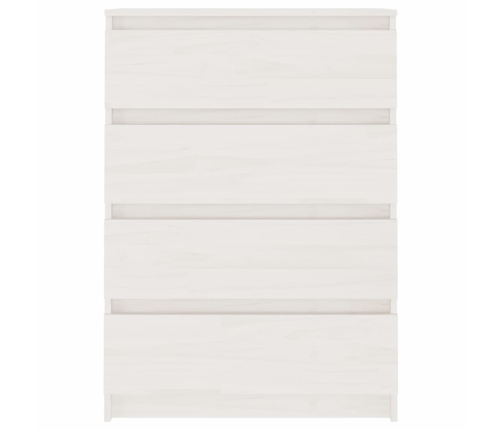 Armario auxiliar madera maciza de pino blanco 60x36x84 cm