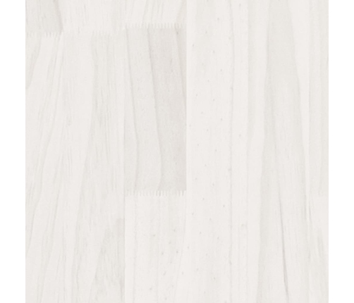 Armario auxiliar madera maciza de pino blanco 60x36x84 cm