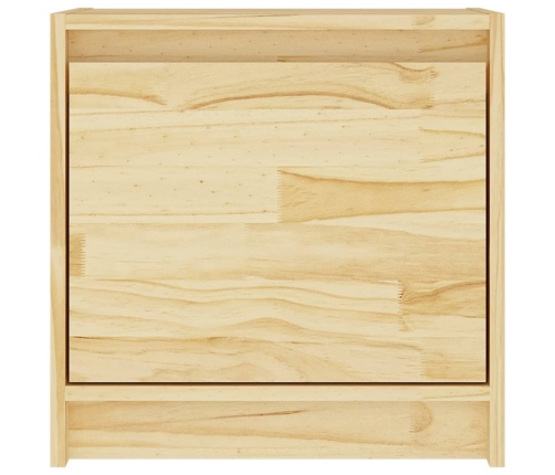 Mesita de noche madera maciza de pino 40x30,5x40 cm