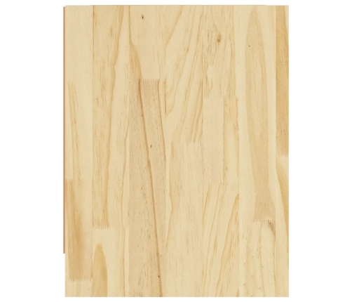 Mesita de noche madera maciza de pino 40x30,5x40 cm