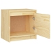 Mesitas de noche 2 uds madera maciza de pino 40x30,5x40 cm