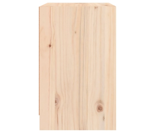 Mesita de noche madera maciza de pino 40x31x50 cm