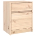 Mesitas de noche 2 uds madera maciza de pino 40x31x50 cm