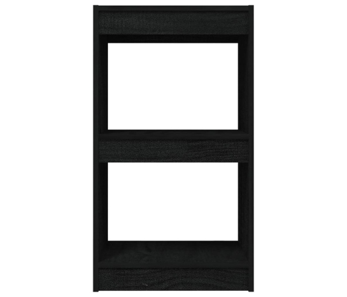 Estantería madera maciza de pino negro 40x30x71,5 cm