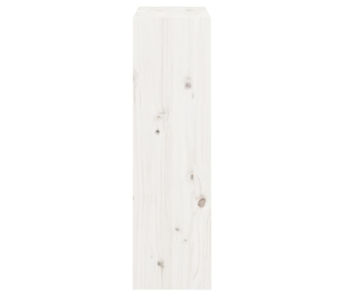 vidaXL Estantería/divisor de espacios madera pino blanco 60x30x103,5cm