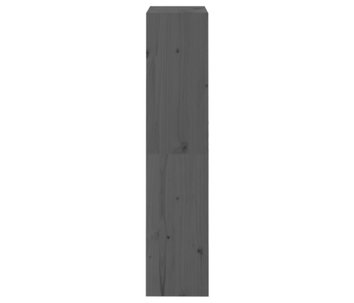 vidaXL Estantería/divisor de espacios madera pino gris 60x30x135,5cm