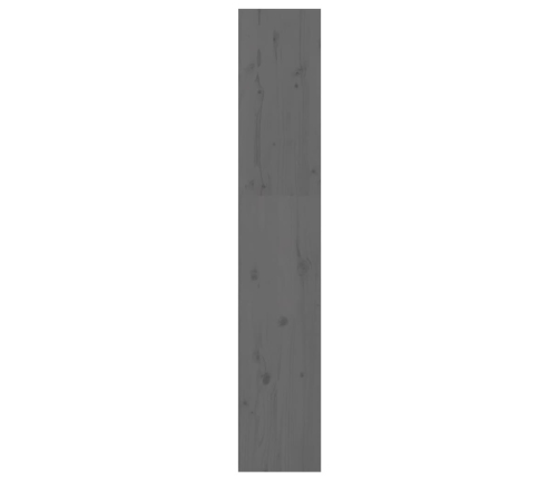 vidaXL Estantería/divisor de espacios madera pino gris 60x30x167,5 cm