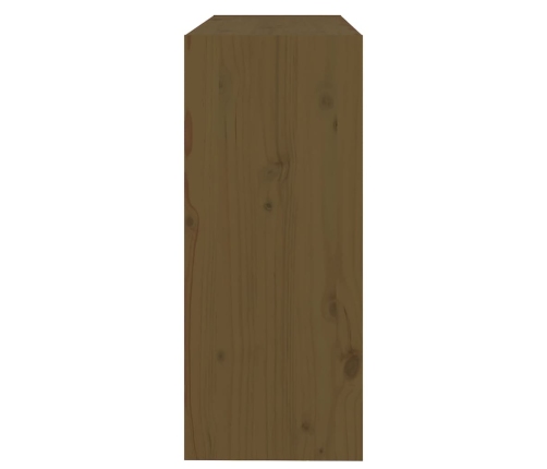 vidaXL Estantería/divisor espacio madera pino marrón miel 80x30x71,5cm