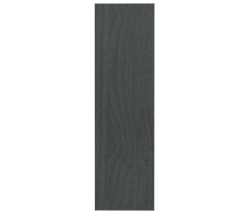 Estantería divisor de espacios madera pino gris 100x30x103 cm