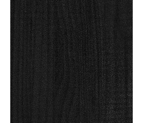 Estantería divisor de espacios madera pino negro 100x30x103 cm