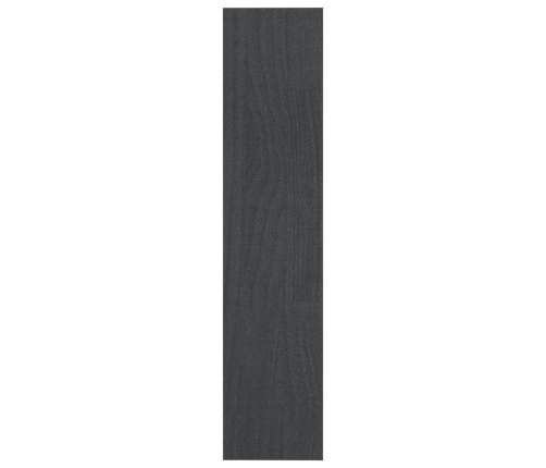 Estantería divisor de espacios madera pino gris 100x30x135,5cm