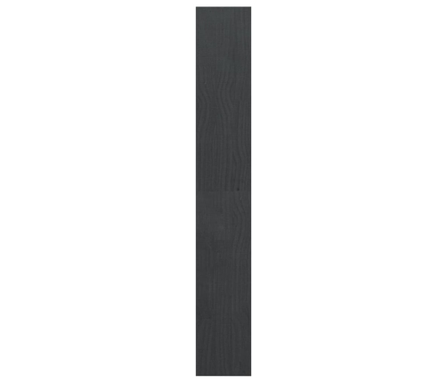 Estantería divisor de espacios madera pino gris 100x30x200 cm