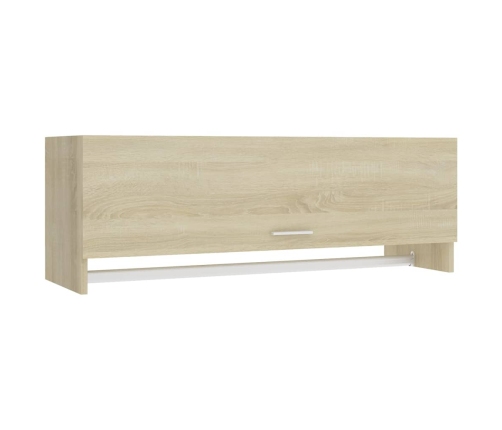 Armario de madera contrachapada roble Sonoma 100x32,5x35 cm