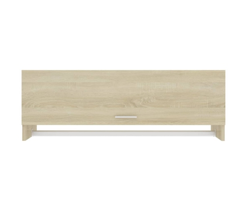 Armario de madera contrachapada roble Sonoma 100x32,5x35 cm