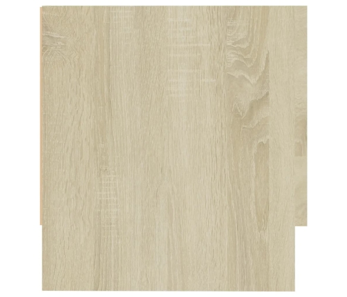 Armario de madera contrachapada roble Sonoma 100x32,5x35 cm