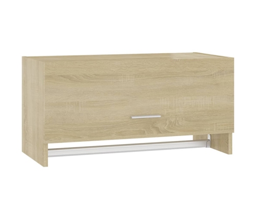 Armario de madera contrachapada color roble Sonoma 70x32,5x35cm