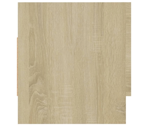 Armario de madera contrachapada color roble Sonoma 70x32,5x35cm