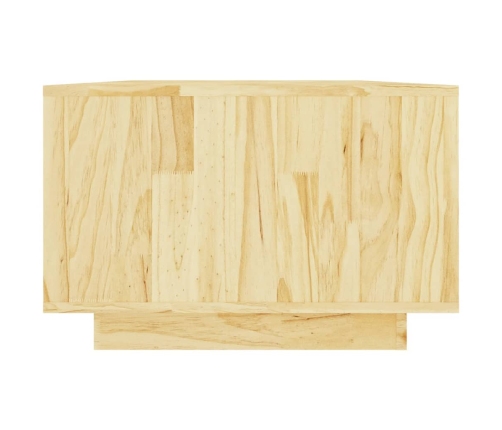 Mesa de centro de madera maciza de pino 110x50x33,5 cm