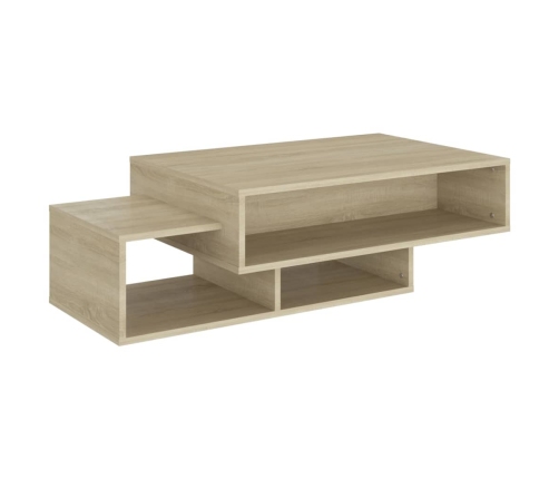 Mesa de centro madera contrachapada roble Sonoma 105x55x32 cm