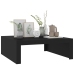 Mesa de centro madera contrachapada negro 100x100x35 cm