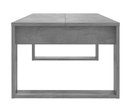 Mesa de centro madera de ingeniería gris hormigón 110x50x35 cm