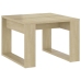 Mesa auxiliar de madera contrachapada roble Sonoma 50x50x35 cm