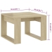 Mesa auxiliar de madera contrachapada roble Sonoma 50x50x35 cm