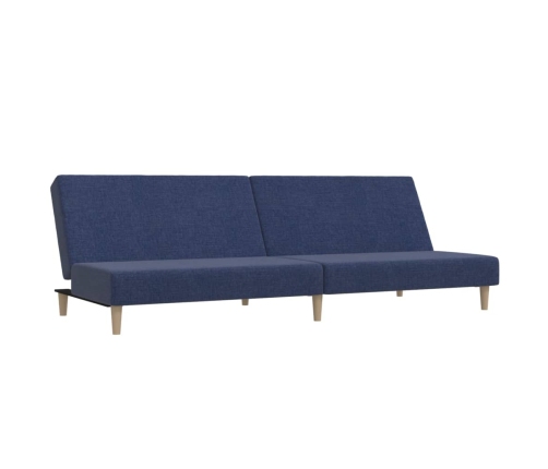 Sofá cama de 2 plazas tela azul