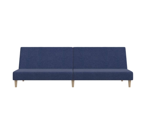 Sofá cama de 2 plazas tela azul