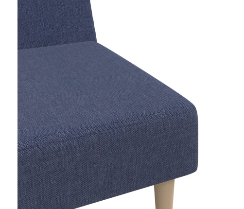 Sofá cama de 2 plazas tela azul