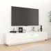 Mueble para TV con luces LED blanco 180x35x40 cm