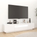 Mueble para TV con luces LED blanco 180x35x40 cm