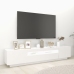 Mueble para TV con luces LED blanco 200x35x40 cm