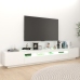 Mueble para TV con luces LED blanco 260x35x40 cm