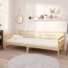 Sofá cama sin colchón madera maciza de pino 90x200 cm