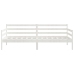 Sofá cama sin colchón madera maciza de pino blanco 90x200 cm