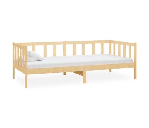 Sofá cama de madera maciza de pino 90x200 cm