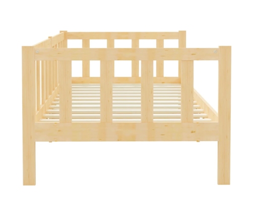 Sofá cama de madera maciza de pino 90x200 cm