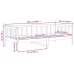 Sofá cama sin colchón madera maciza pino marrón miel 90x200 cm