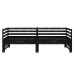 Sofá cama extraíble sin colchón negro 2x(90x200) cm
