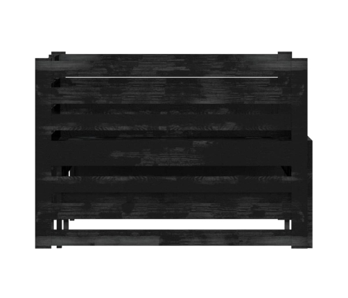 Sofá cama extraíble sin colchón negro 2x(90x200) cm