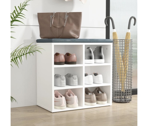 Mueble zapatero blanco 52,5x30x50 cm