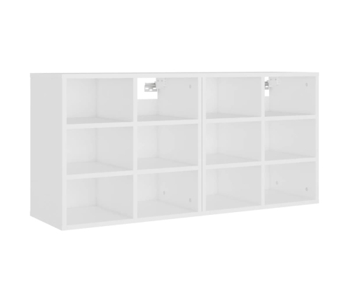 Muebles zapatero 2 unidades blanco 52,5x30x50 cm