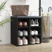 Mueble zapatero negro 52,5x30x50 cm