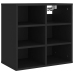 Muebles zapateros 2 uds negro 52,5x30x50 cm