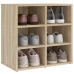 Mueble zapatero color roble Sonoma 52,5x30x50 cm