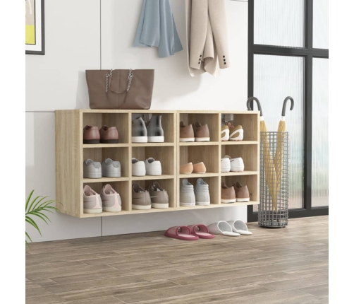 Muebles zapatero 2 uds color roble Sonoma 52,5x30x50 cm